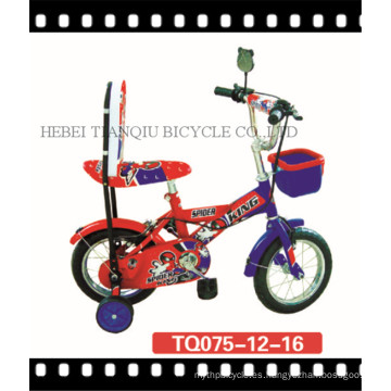 Bicicleta popular de los niños de la seguridad 12inch con la rueda de entrenamiento (TQ075)